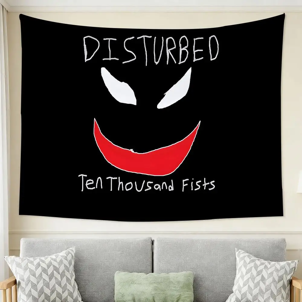 Disturbed Tapestry Tapestry Wall Hanging For Bedroom Dorm Living Room Decor Aesthetic