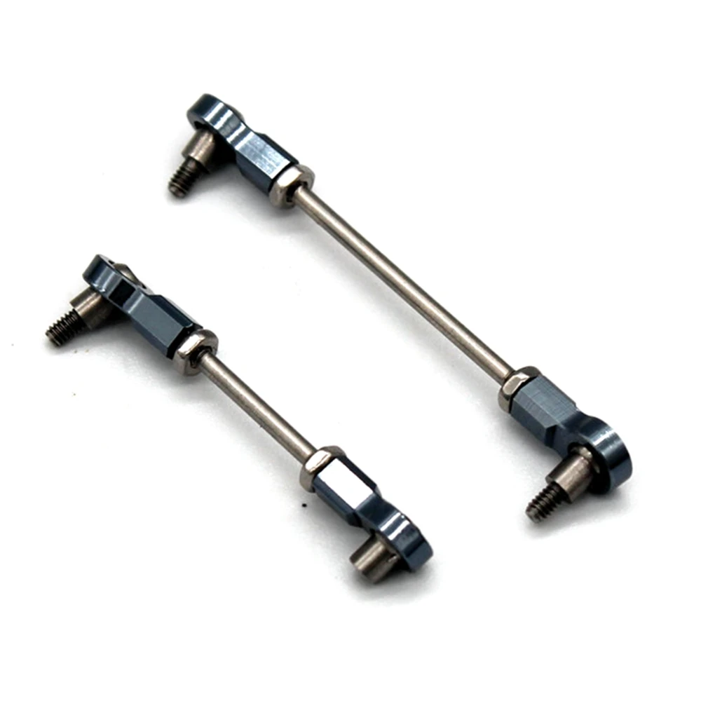 Metal Steering Link Rod Servo Rod Set for 284131 K969 K979 K989 K999 P929 P939 1/28 RC Car Upgrade Parts,3