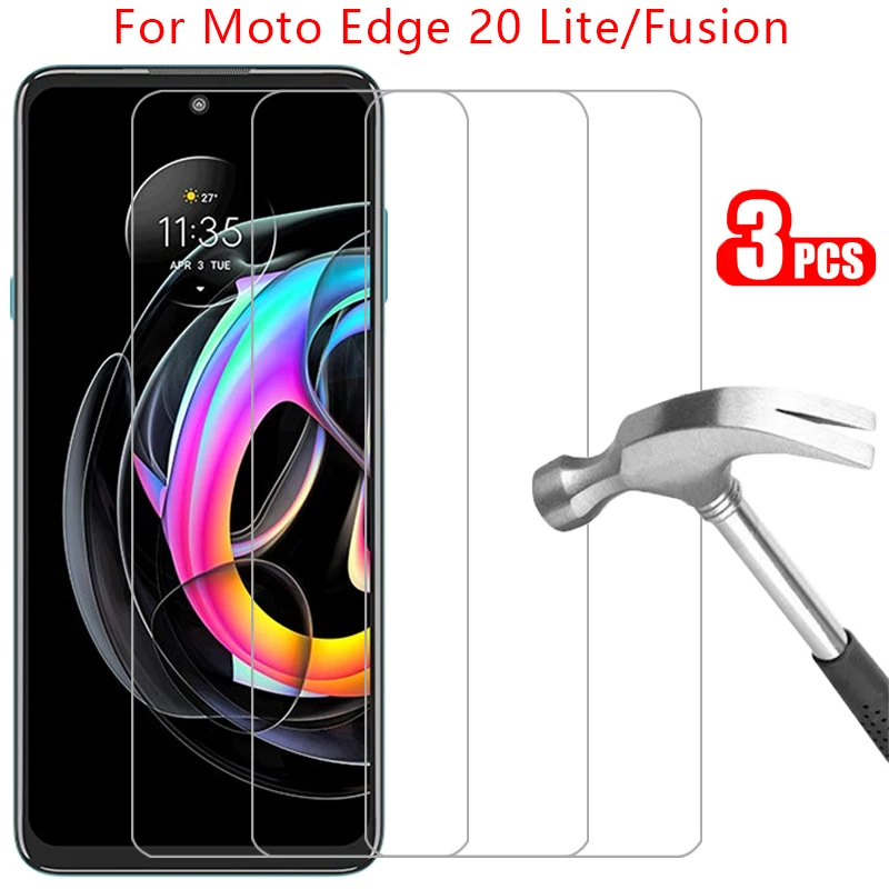 protective tempered glass for motorola moto edge 20 lite fusion screen protector on edge20 20lite 20fusion phone film glas mot