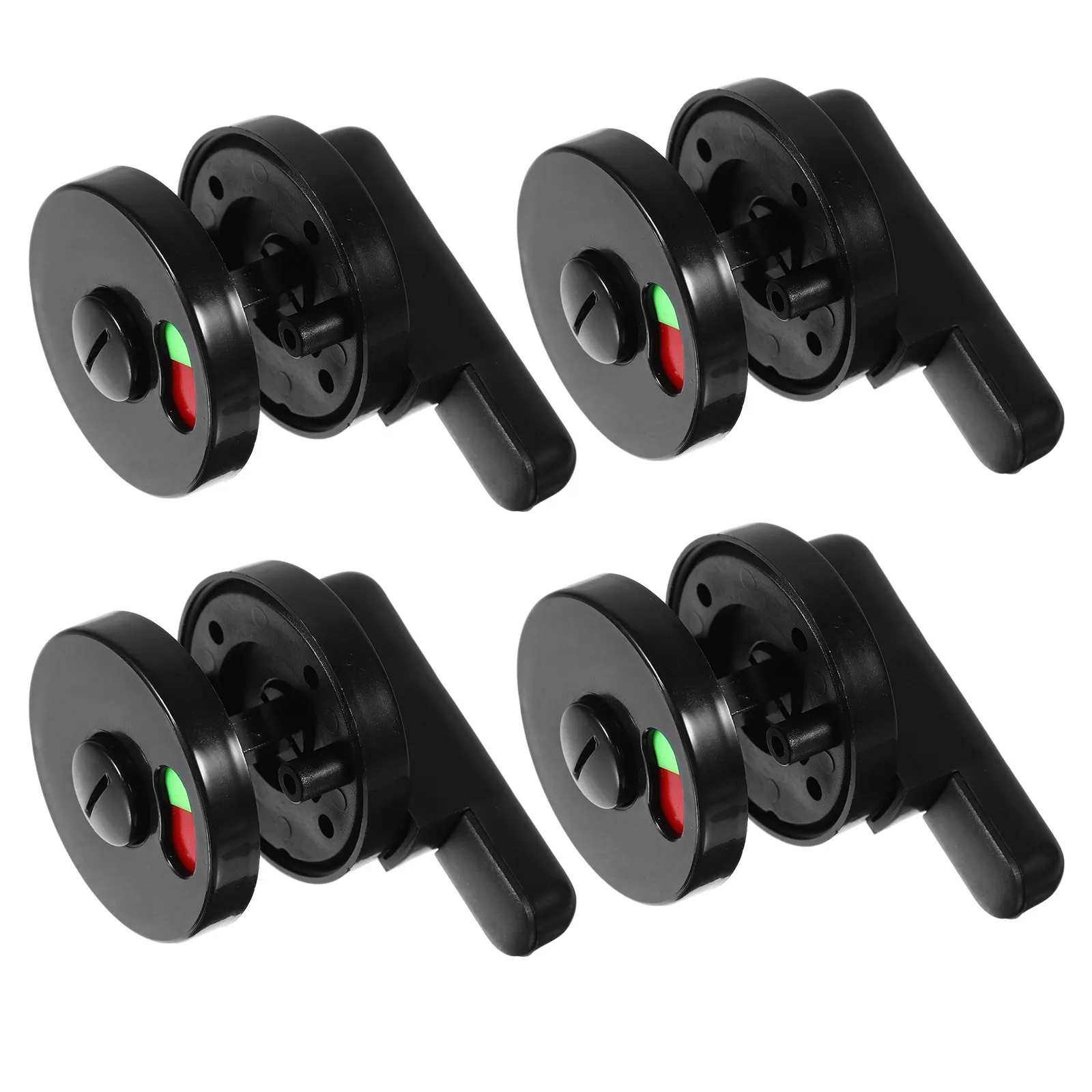 

Комплект из 4 нержавеющих индикаторных замков для дверей, пластиковые замки-индикаторы для общественных туалетов, спортзалов, аэропортов