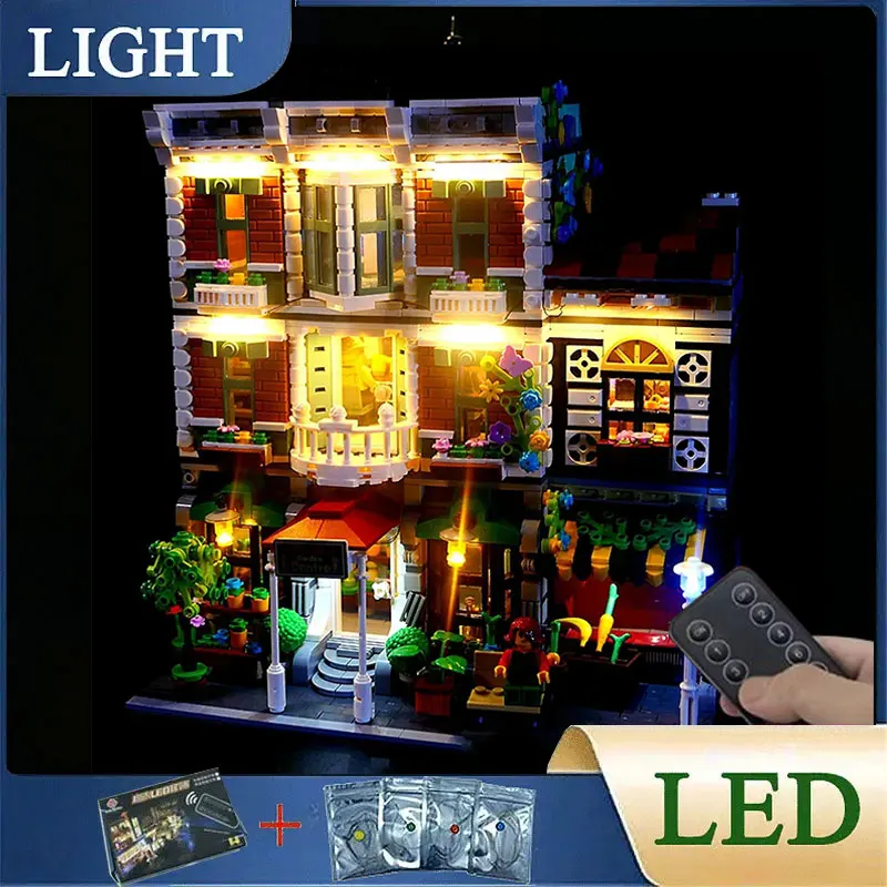 

RC DIY LED Light Kit For LEGO 10200 BRICKS & BLOOMS - Modular Garden Centre ( Only LED Light,Without Blocks Model)