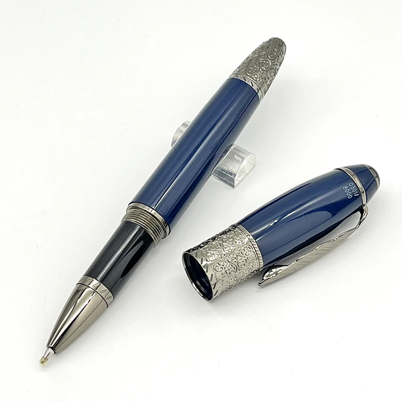 Lanlan MB Luxury Design Fountain Rollerball Pens Daniel Defoe Maple Clip Blance With Serial Number