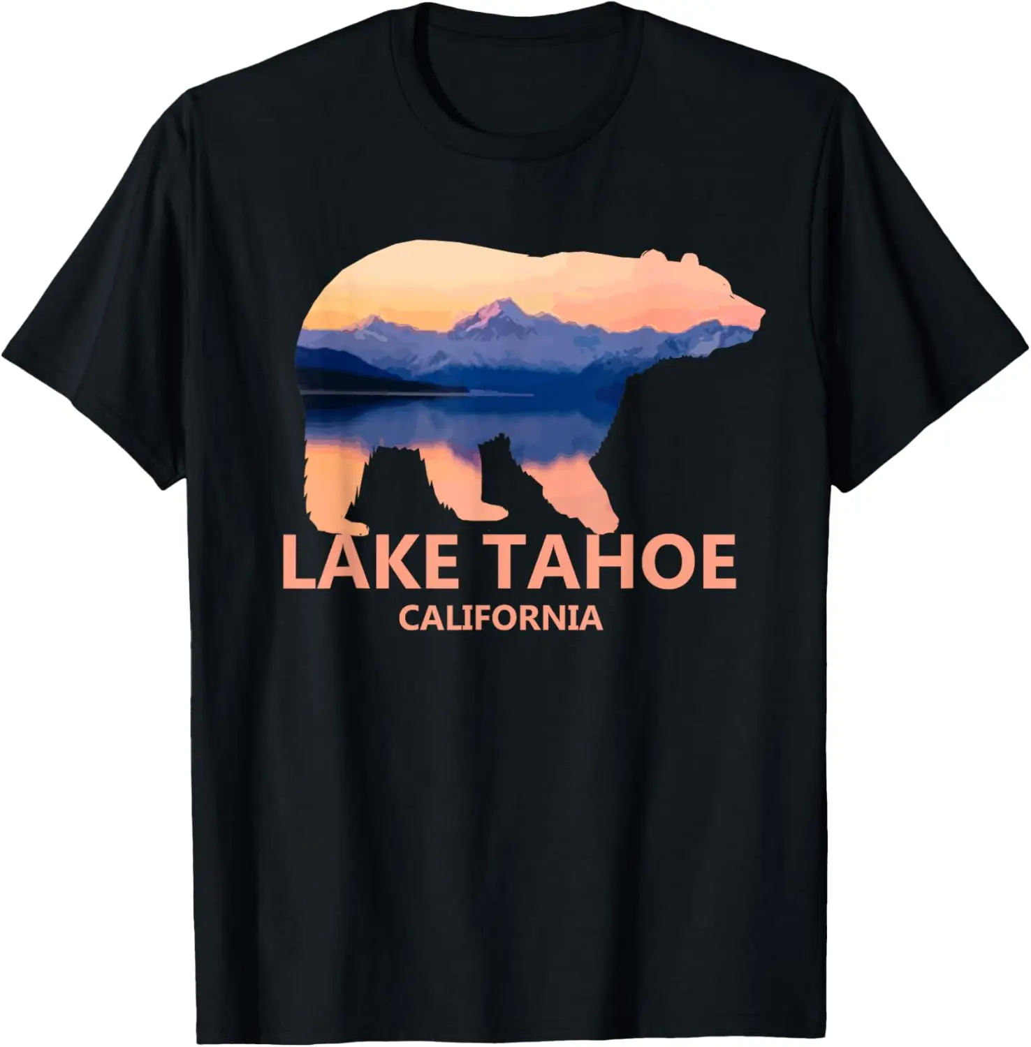 Lake Tahoe California Grizzly Bear Souvenir Gift T-Shirt