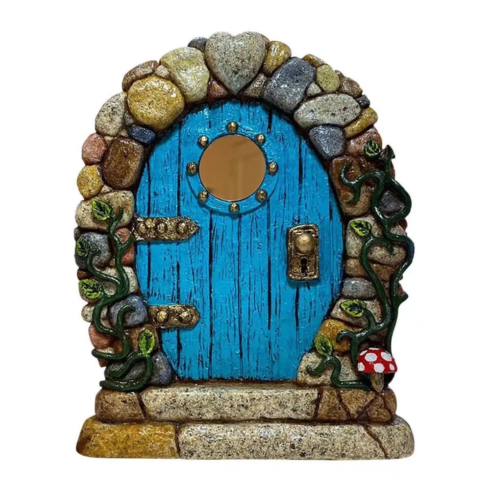 Funny Wooden Elven Gate Miniatures Fairy Gate Mini Fairy Gate Cute Fairy Tales House