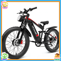 ES28 26-inch grease tyre dou ble suspension Pro electric mountain bike,2000W52V22AH, top speed 50 km/h