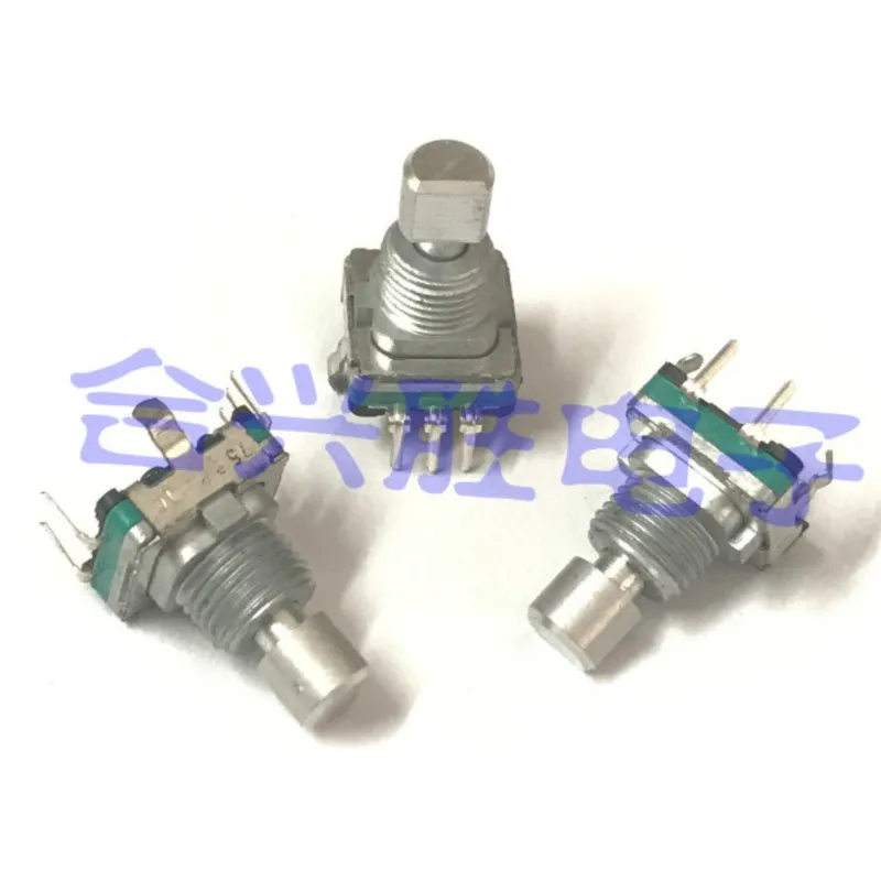 1PCS EC11E09244BL Rotary Encoder 18 Positioning 9 Pulse Car Audio Volume Switch Shaft Length 12MM