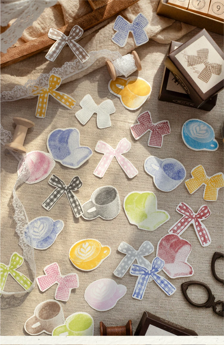 Journal GO Original Holzstempel „Nebeliger Alltag“ Muster für Journaling, Planer, Karten, Scrapbooking und DIY-Bastelarbeiten – Detail 8