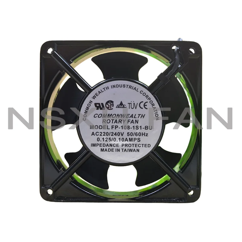 220V/240V FP-108-1 S1BU 0.125A/0.1A 120X120X38MM