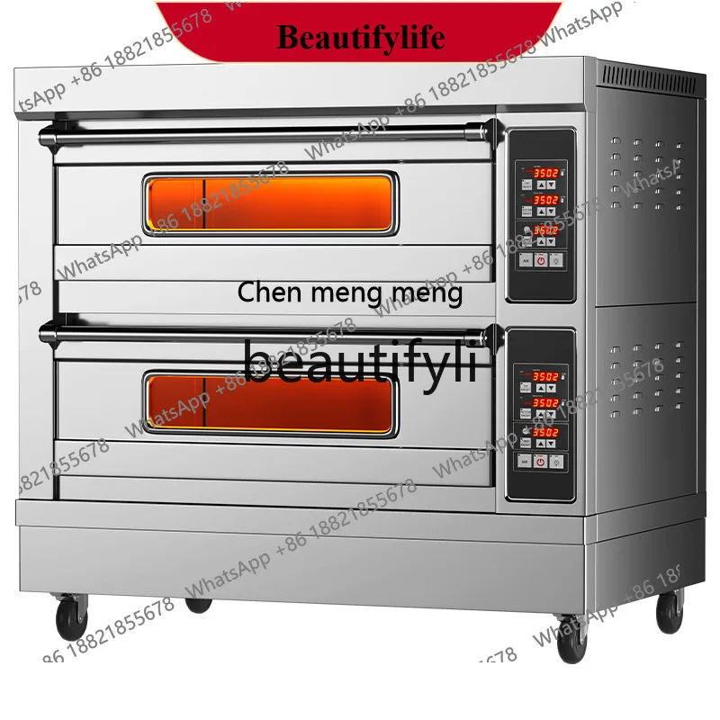 X  D150 Commercial electric oven Intelligent three-layer six-plate baking box High-power bread and biscuits