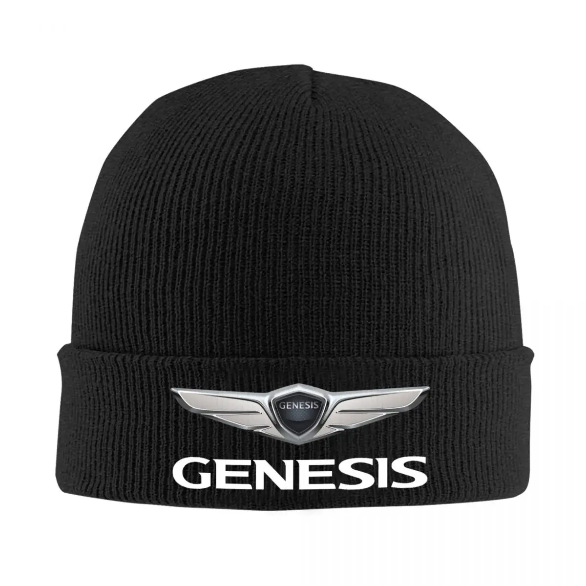 

Genesis Logo Knitted Bonnet Caps 100% Cotton Fashion Keep Warm Hats