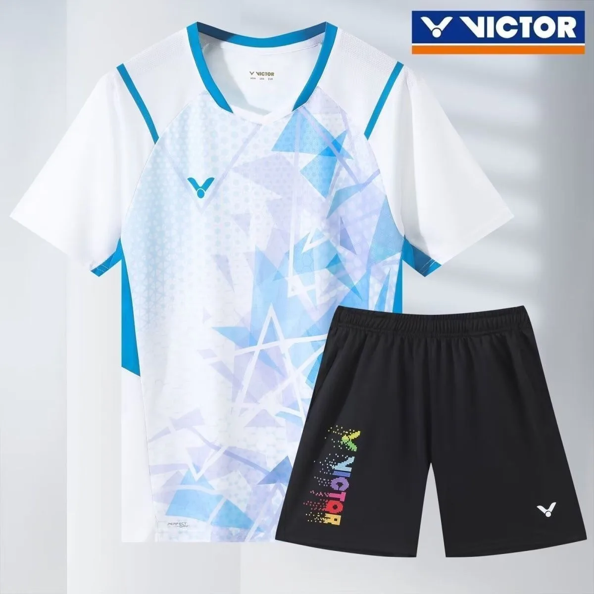 VICTOR t-shirt da uomo e da donna uniforme da Badminton Training t-shirt sportiva Unisex a maniche corte top traspirante ad asciugatura rapida