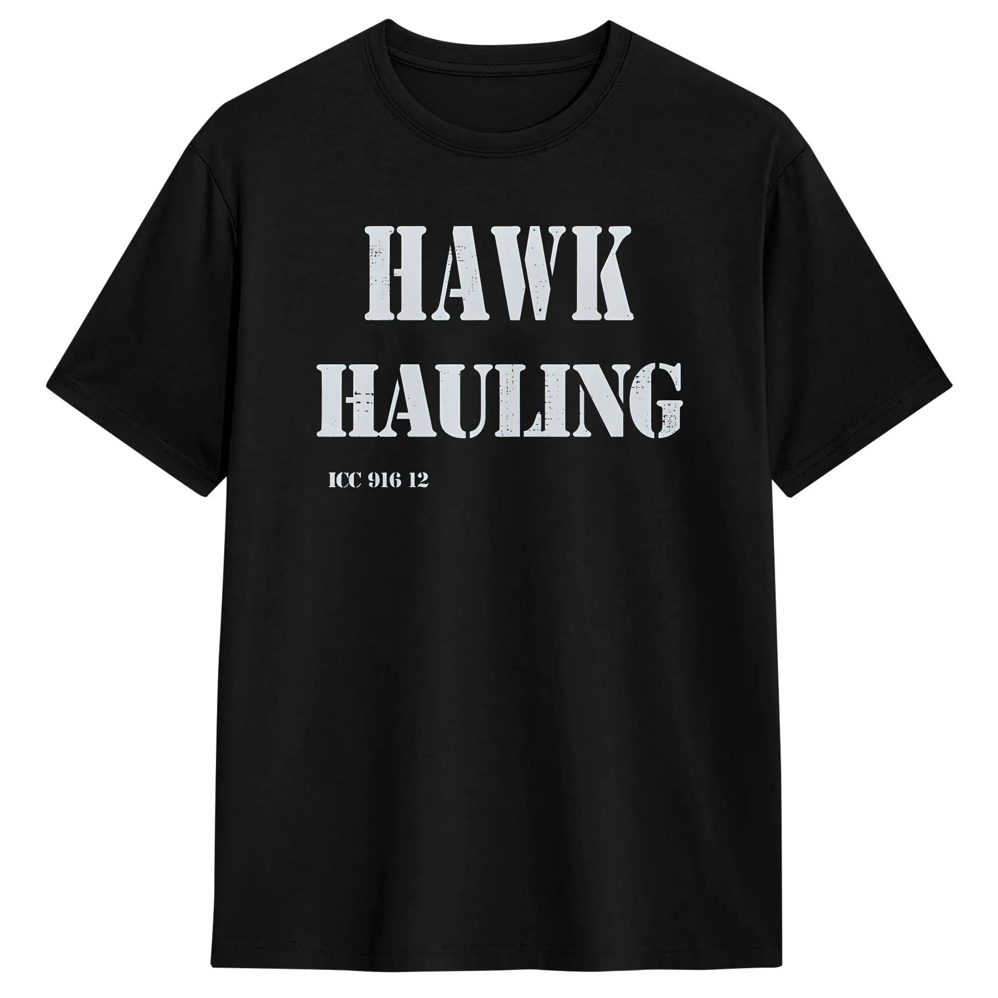 Hawk Hauling Door Decal T-Shirt Summer Over The Top Hippie T-Shirts Pure Cotton O Neck Oversize Clothes Short Sleeve  Tshirt