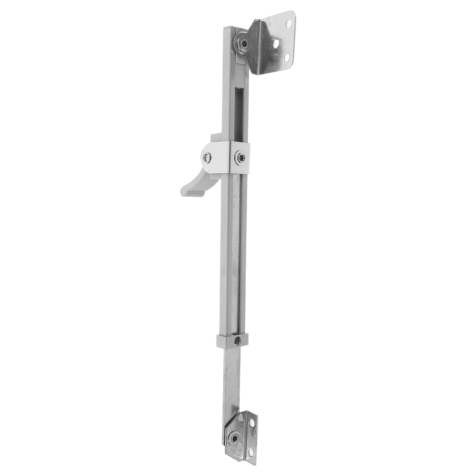 Aluminum Alloy Adjustable Support Rod Windproof Universal Fit Easy Install Silver Hardware Window Stays