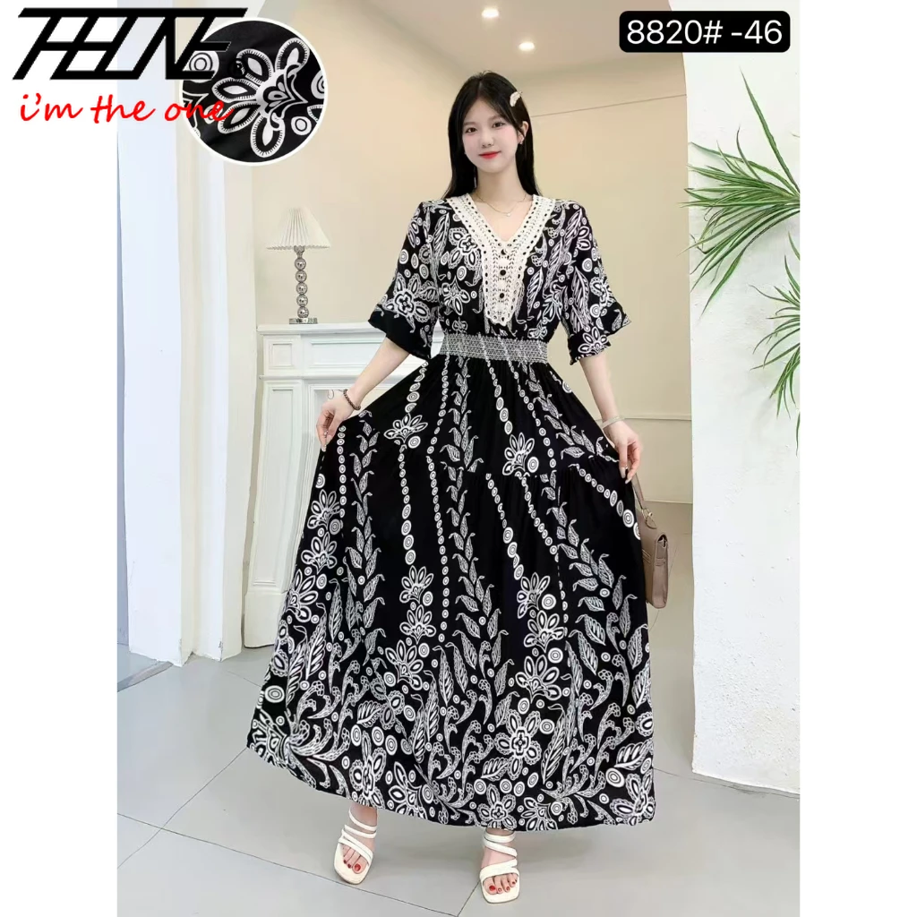 Zomer Indiase jurk Dameskleding Ropa De Muje Boho Lange Vintage Koreaanse mode Strandstijl Casual Boheemse bloemengewaad Jurken