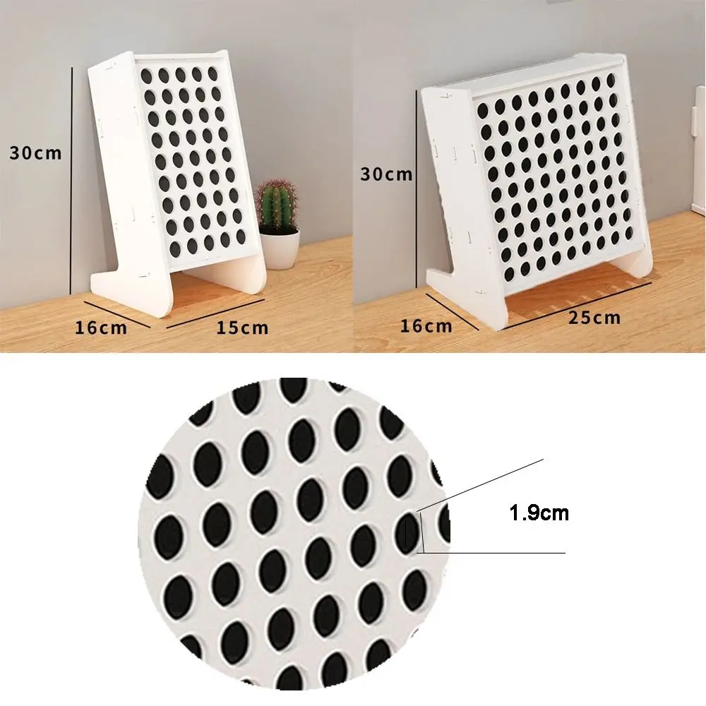 Multifuncional Diagonal Pen Holder, Prático Plug-in Desktop Storage Rack, Jardim de Infância Recipiente Infantil