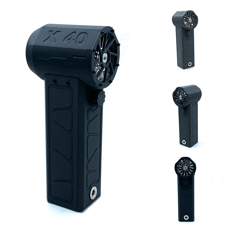 

X40 Mini Turbo Violent Fan, Thrust 600G 40Mm Large-Size Brushless Motor For Car Drying, Fallen Leaf Cleaning