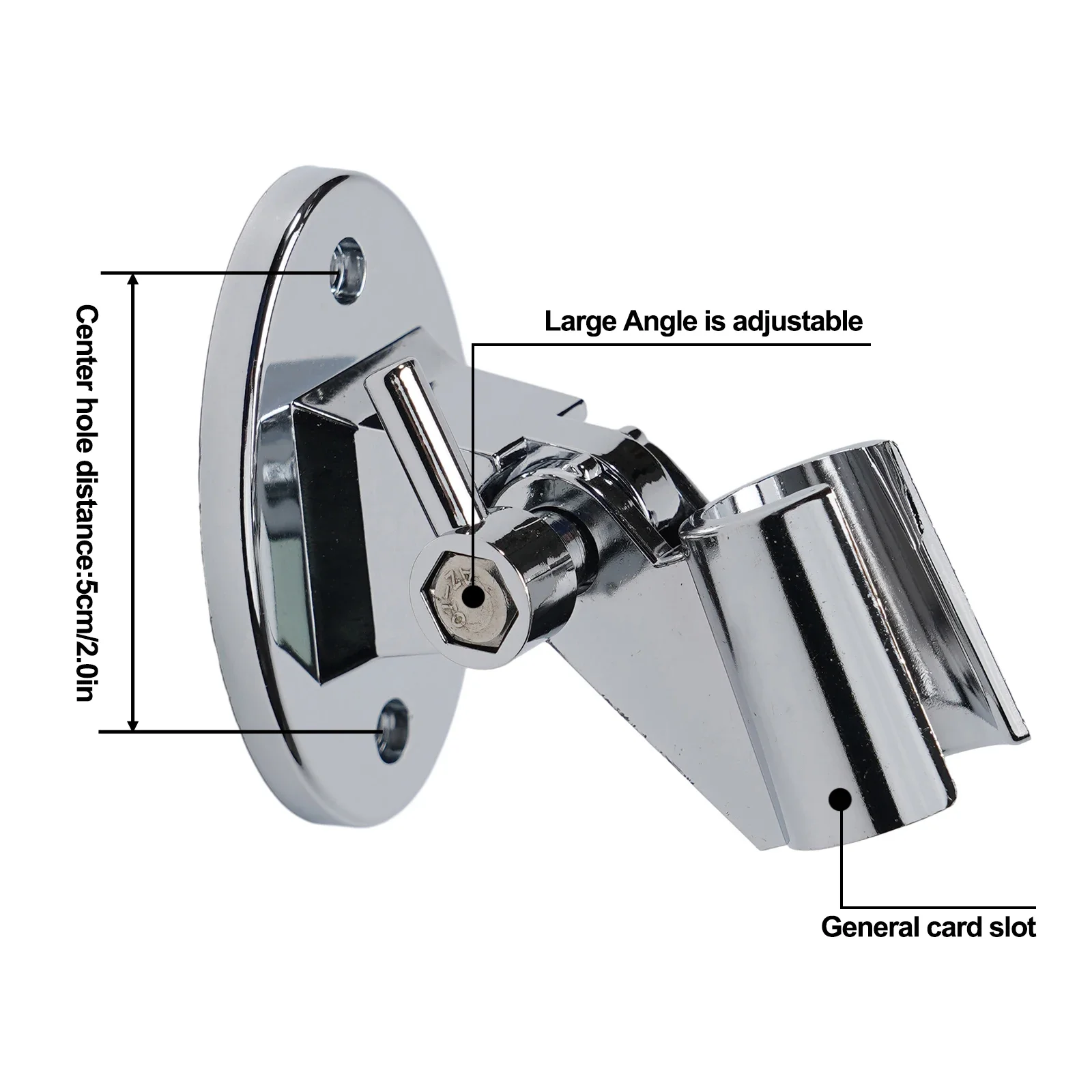 High Quality Hot Sale Practical Shower Bracket Shower Holder Shower Head Bracket The Adjustable Function 1PCS 7*5CM