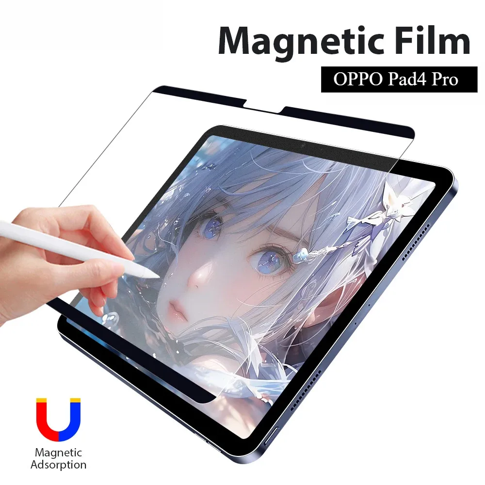 Detachable Magnetic Paper Film Screen Protector for OPPO Pad 4 3 Pro SE 11 OPPO Pad 11.6 Air 10.3