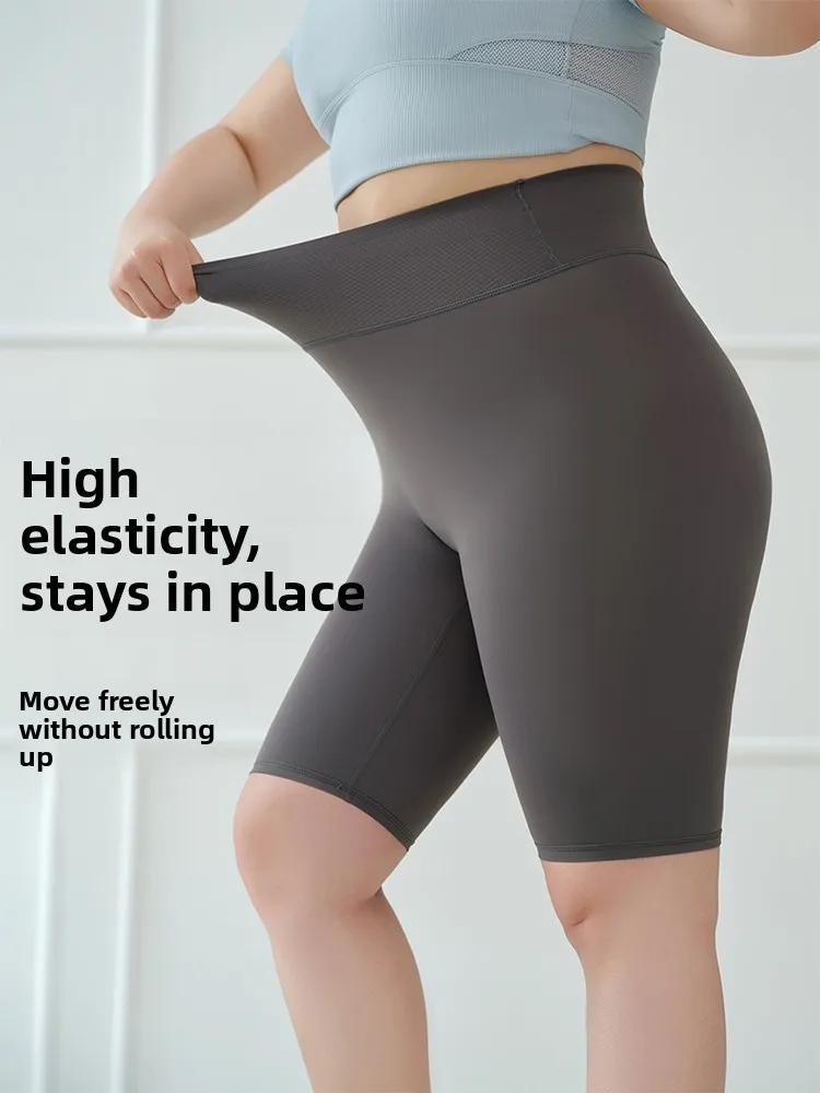 Pantaloni da yoga fitn a vita alta Pantaloni estivi attillati sottili da donna Pantaloni da uomo a prova di squat Miscela di nylon e spandex di marca