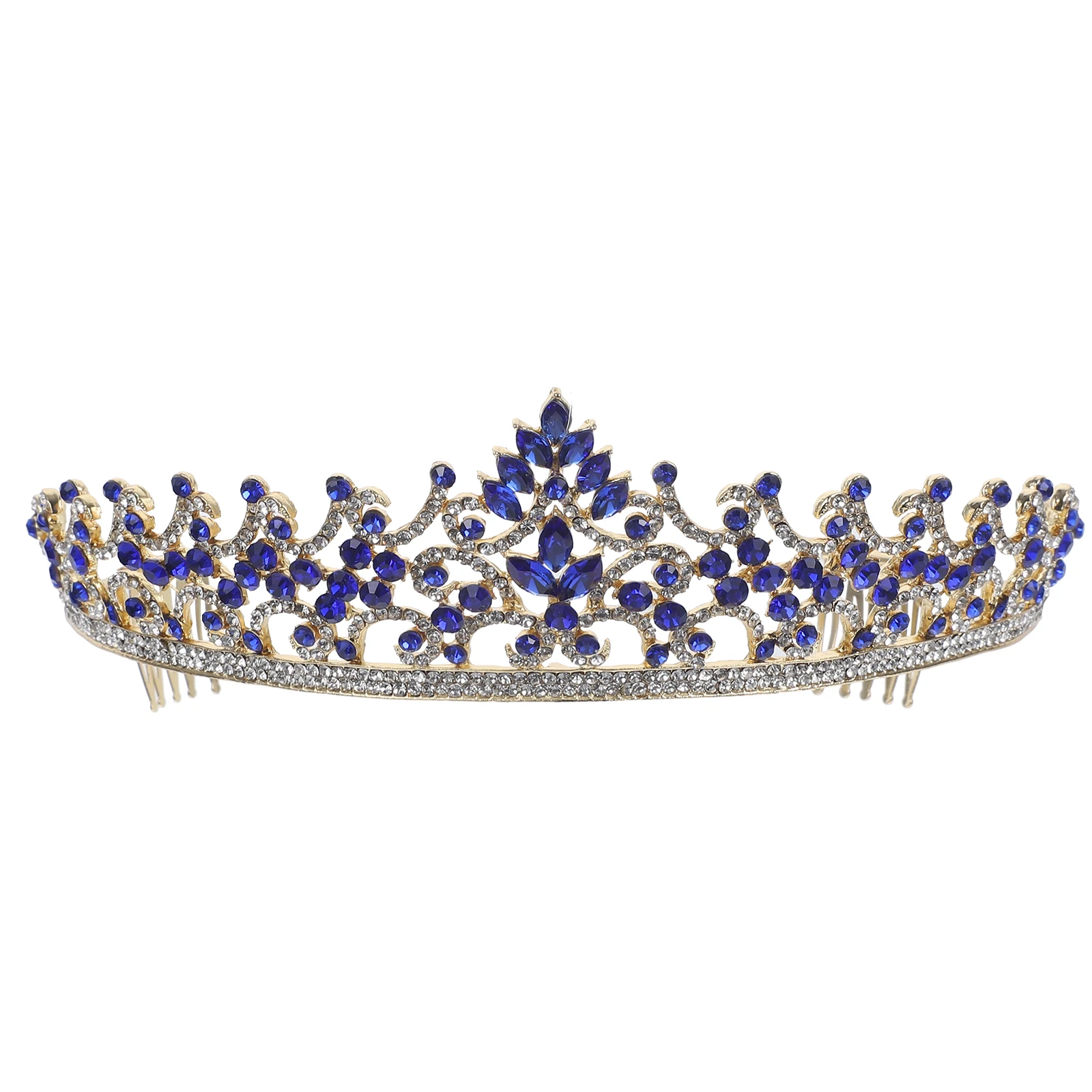 

Bridal Crown Sturdy Crowns for Women Wedding Accessories Delicate Hair Accessory Alloy Elegant Rhinestone Unique