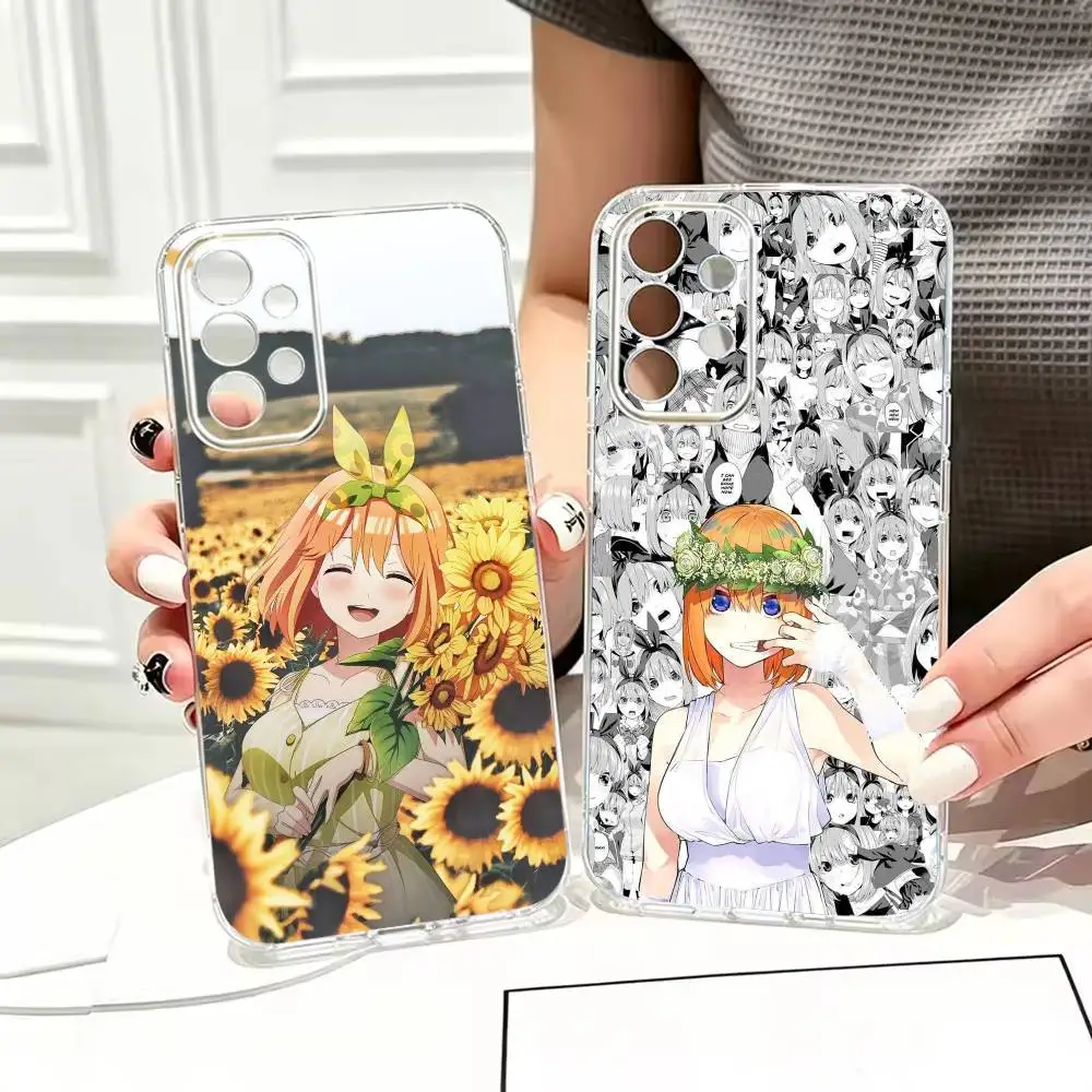 Energetic sporty girl Yotsuba 5Toubun Basic Phone Case For Samsung S25,24,23,22,21,10,9,Ultra,Plus,Lite Transparent