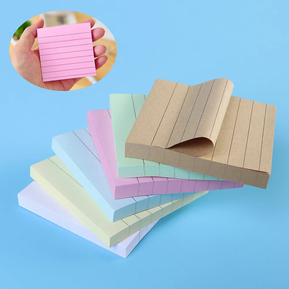 12Pcs Portable Mini Notepad Ruled Line Inner Adorable Candy Color for Daily Life Schedule Noting Home School Office Supplies