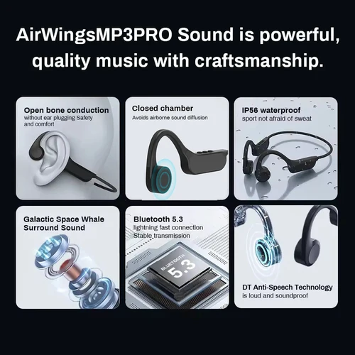 Imagen 2 del producto Xiaomi Mijia gancho para la oreja conducción ósea auriculares deportivos auriculares inalámbricos Bluetooth 5,4 auriculares manos libres con micrófono para correr