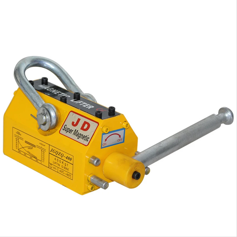 2 Tons of Strong Permanent Magnet Sucker Jack National Standard 5 T Magnetic Lifting Sucker 2 T Magnet Steel Plate Sucker