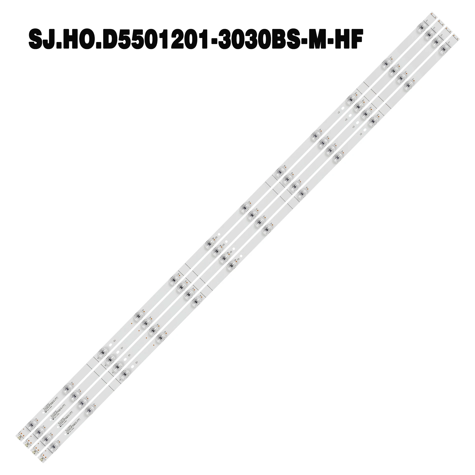 

Новинка, 4 шт./комплект светодиодный ные ленты для 55 TV SJ HO D5501201 3030BS M HF SJ.HO.D5501201-3030BS-M-HF 180818 PC65333A 1201969 55R6E