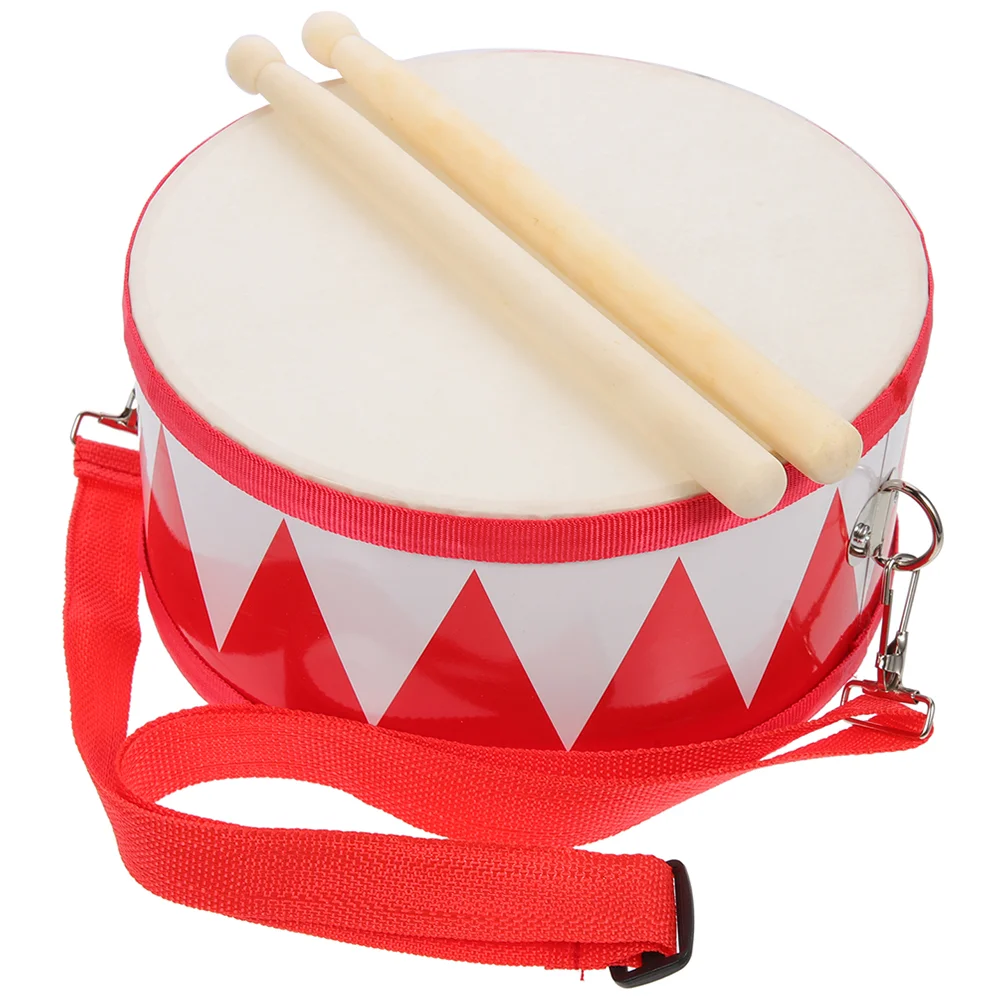 

Baby Musical Toys Children's Snare Drum Kids Drums Small War Red Polyester