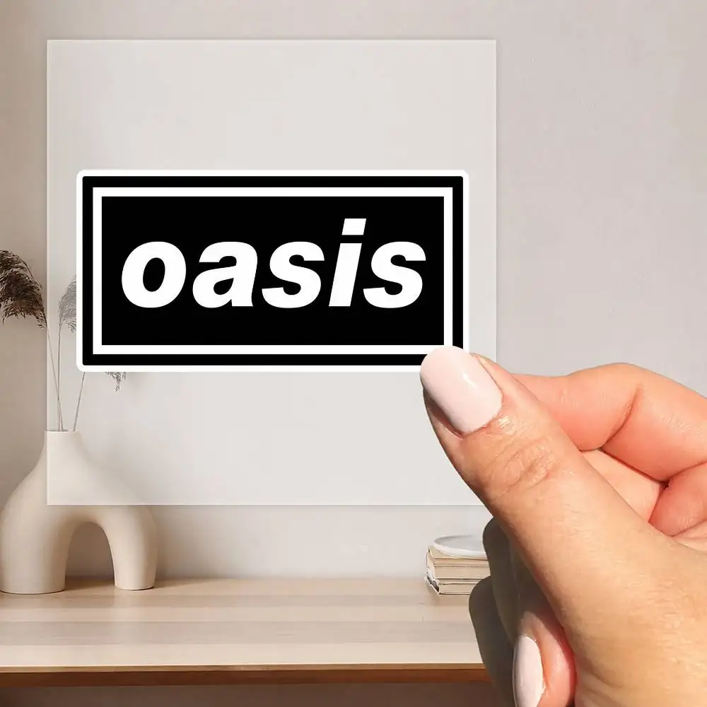 Oasis Story Rockband Wasserdichte Aufkleber zur Dekoration von Autofenstern, Motorrädern und Computern.