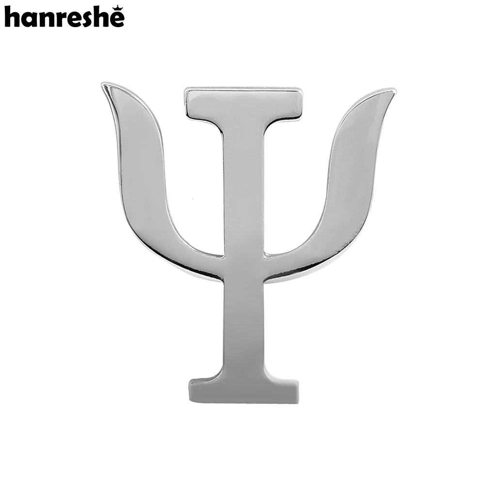 Hanreshe Psychology Gifts Psi Symbol Brooch Psychiatrist Pin Badge on Lapel Backpack Medical Jewelry for Doctor Nurse