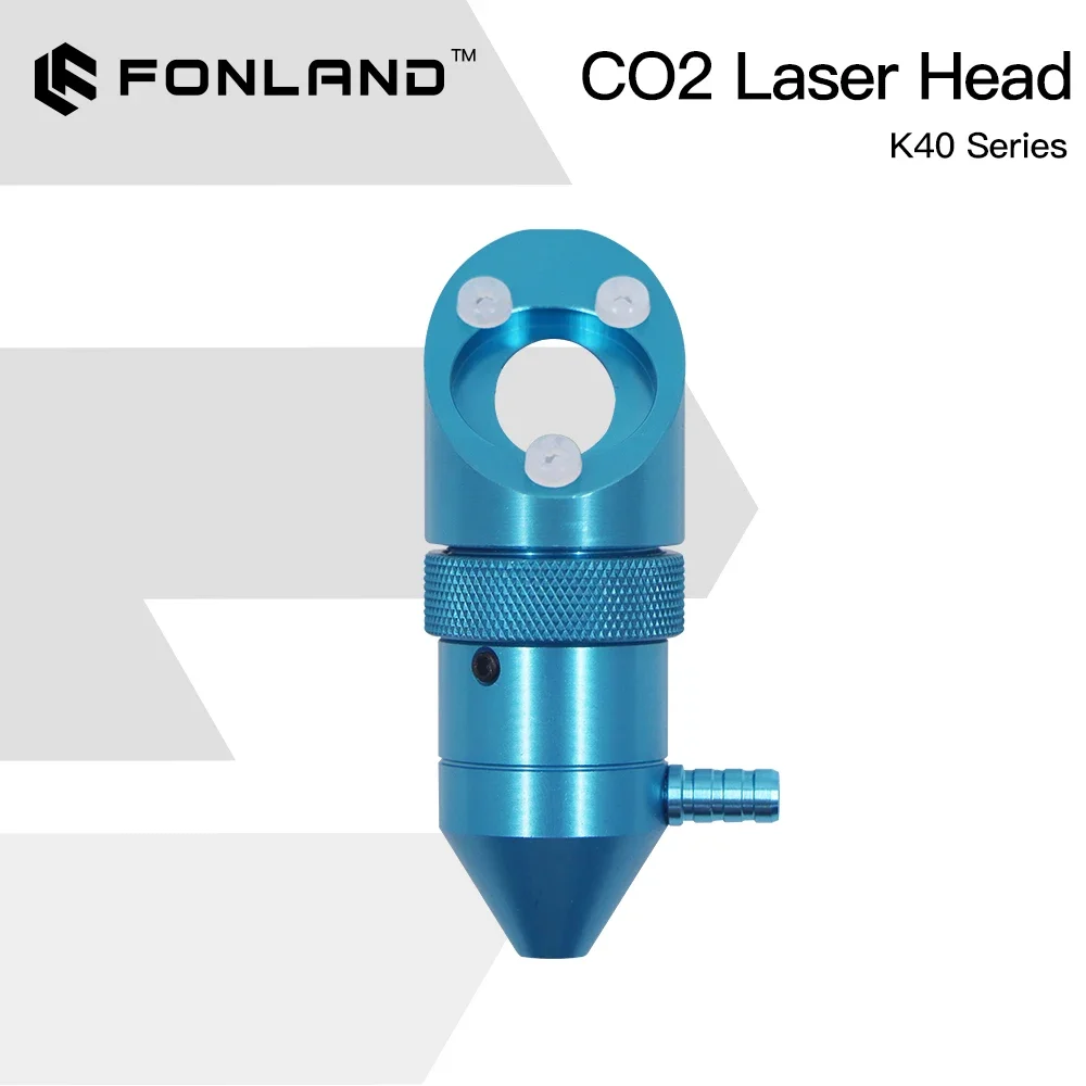 FONLAND CO2 Laser Head For K40 Series Laser Engraving Cutting Machine Lens Dia 12/15/18mm Focal Length 50.8mm Mirror 20mm