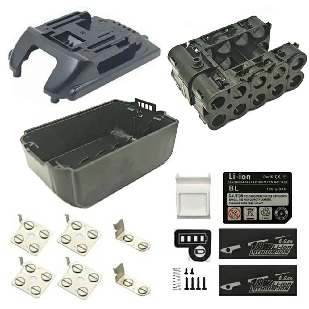 BL1890B Lithium Battery Box 15 * 18650 Suitable for Makita 18V Lithium ion Battery Pack Charge Indicator Replacement Parts