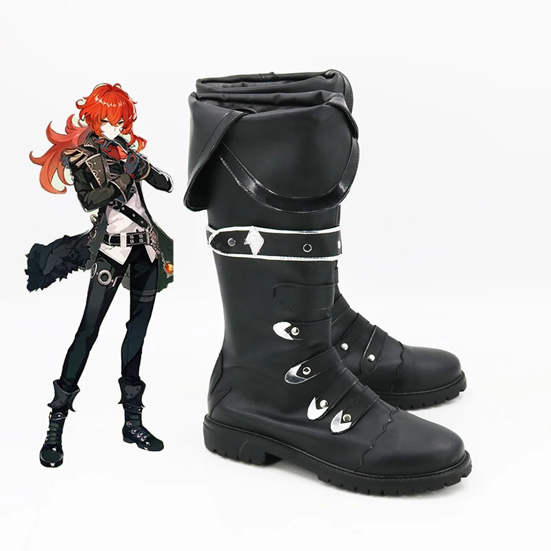 Buty Diluc Ragnvindr Cosplay buty na Halloween