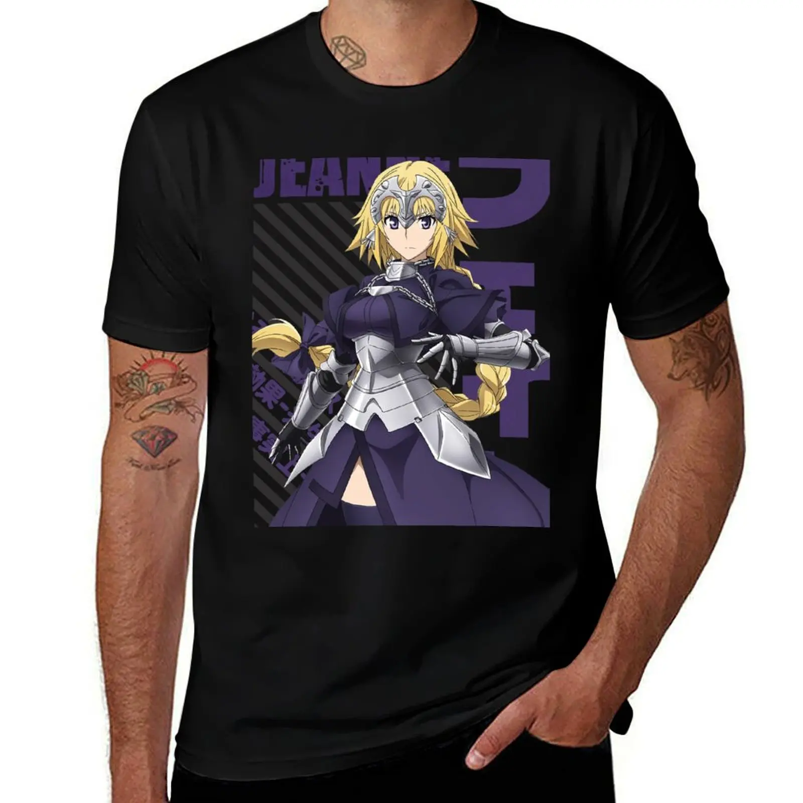 

Fate - Jeanne d'arc T-Shirt man clothes basketball graphic tees Anime t-shirt Man t-shirt shirts men graphic
