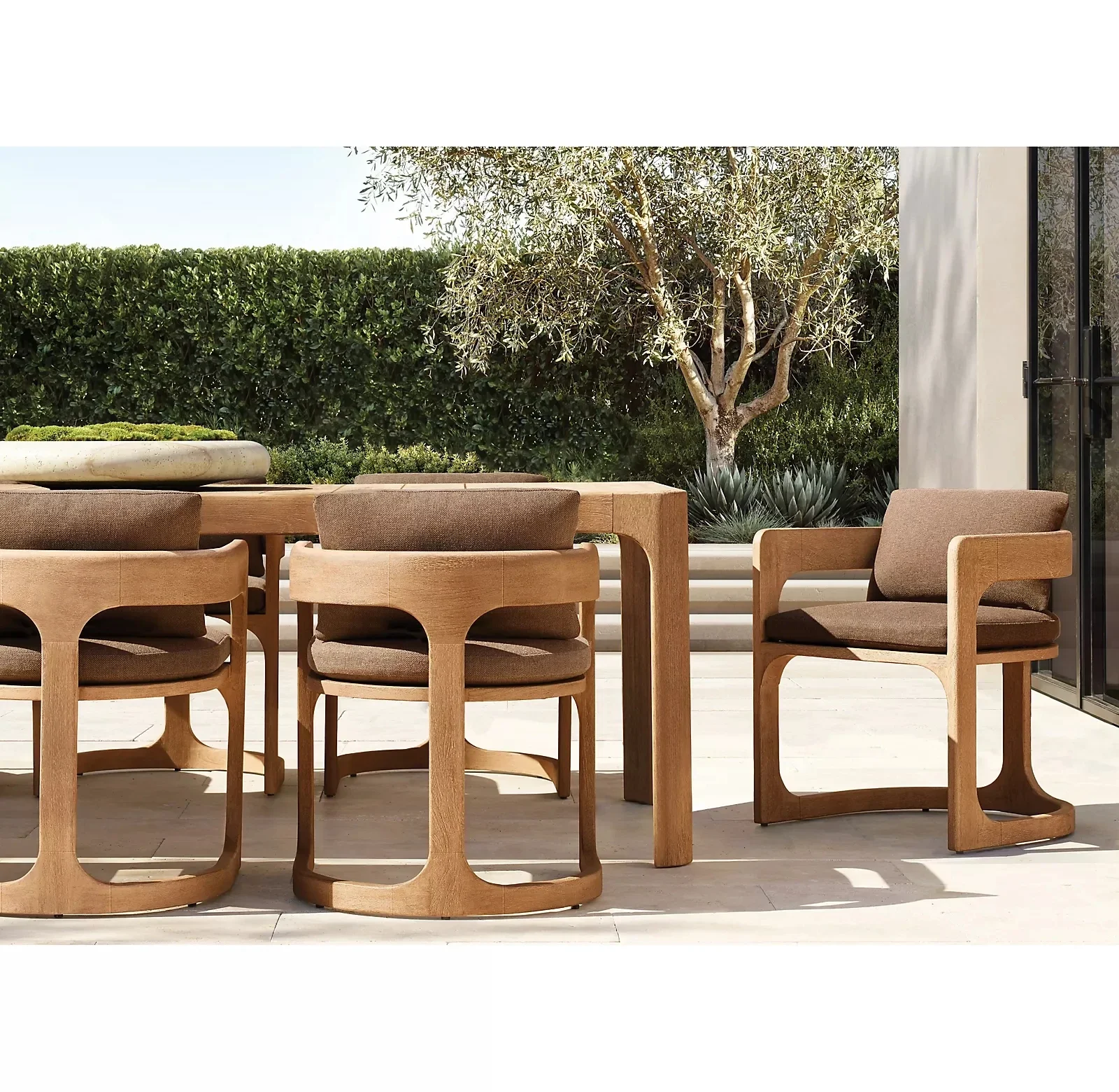 Garden furniture dining set outdoor table and chair for patio