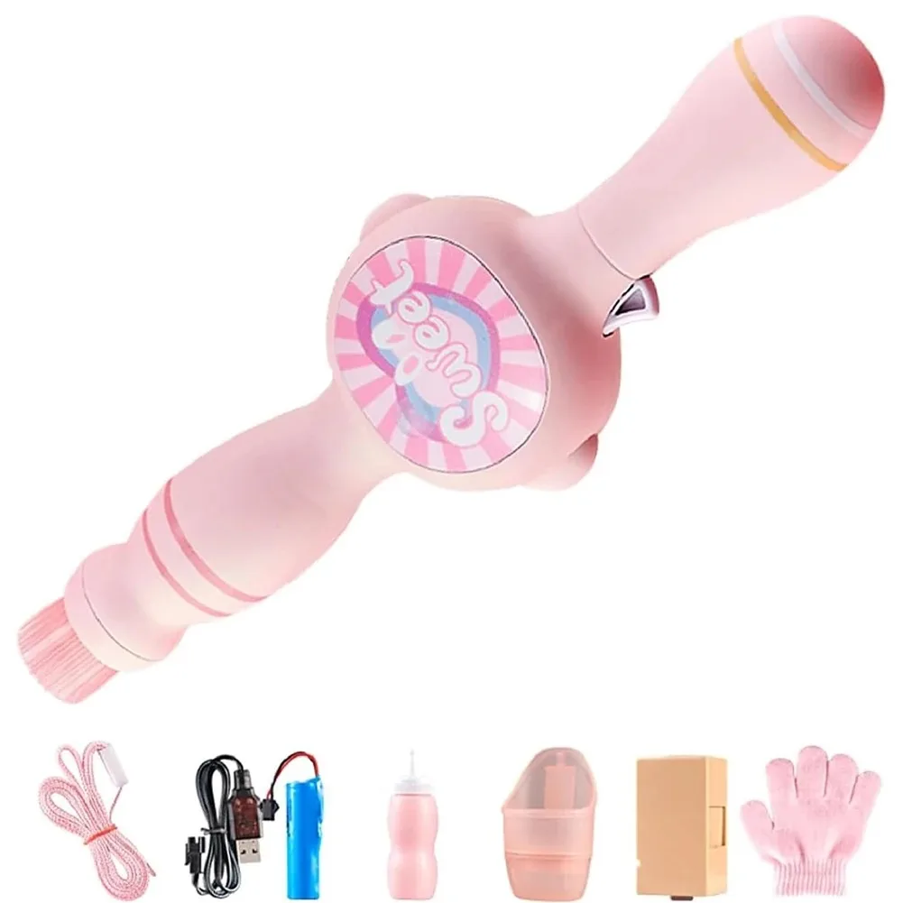 휴대용 컬러풀 버블 머신 경량 디자인 인터랙티브 플레이 탄력 있는 버블 포그 완드 자동 버블 블로워 어린이용