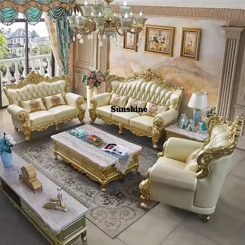 

Large Filler Golden Sofas Wood Design Reclining Designer Luxury Couch Lounges Modular Nordic Canape SalonXX