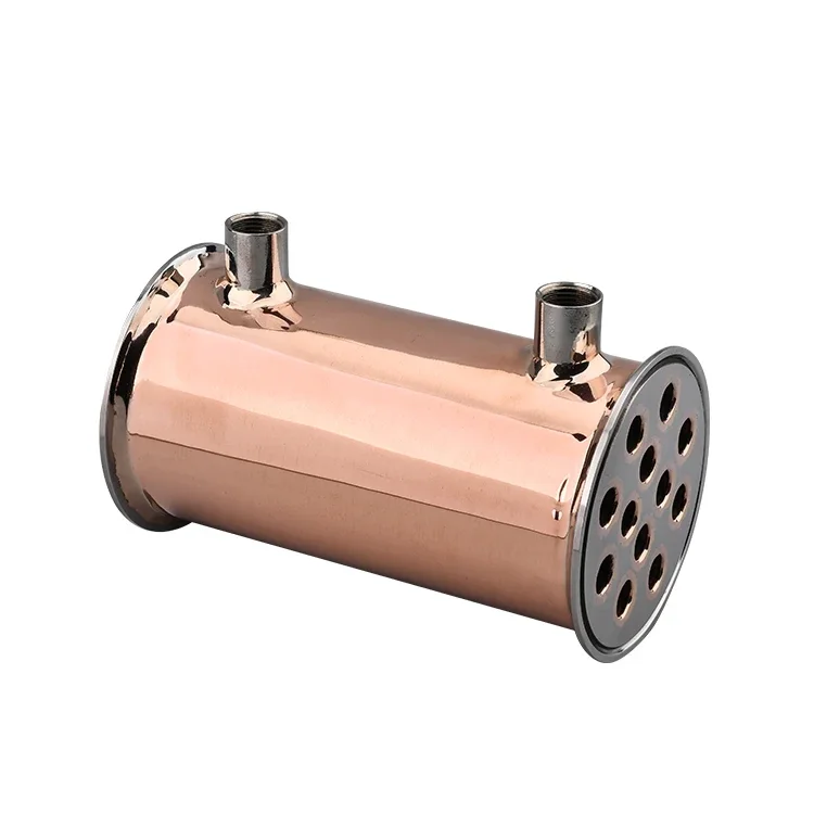 

Red copper sterilization alcohol distiller reflux distillation condensing tower