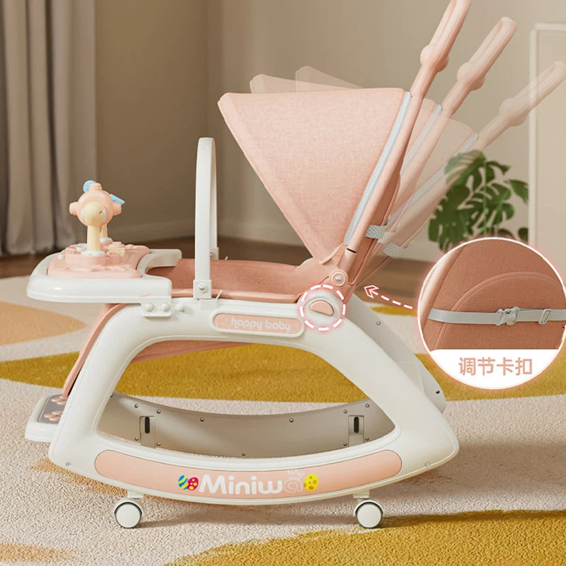 Baby Rocking Chair Comfort Chair 0-3 Years Old Multi-function Baby Stroller Recliner Chair Infant Cradle Baby Swing