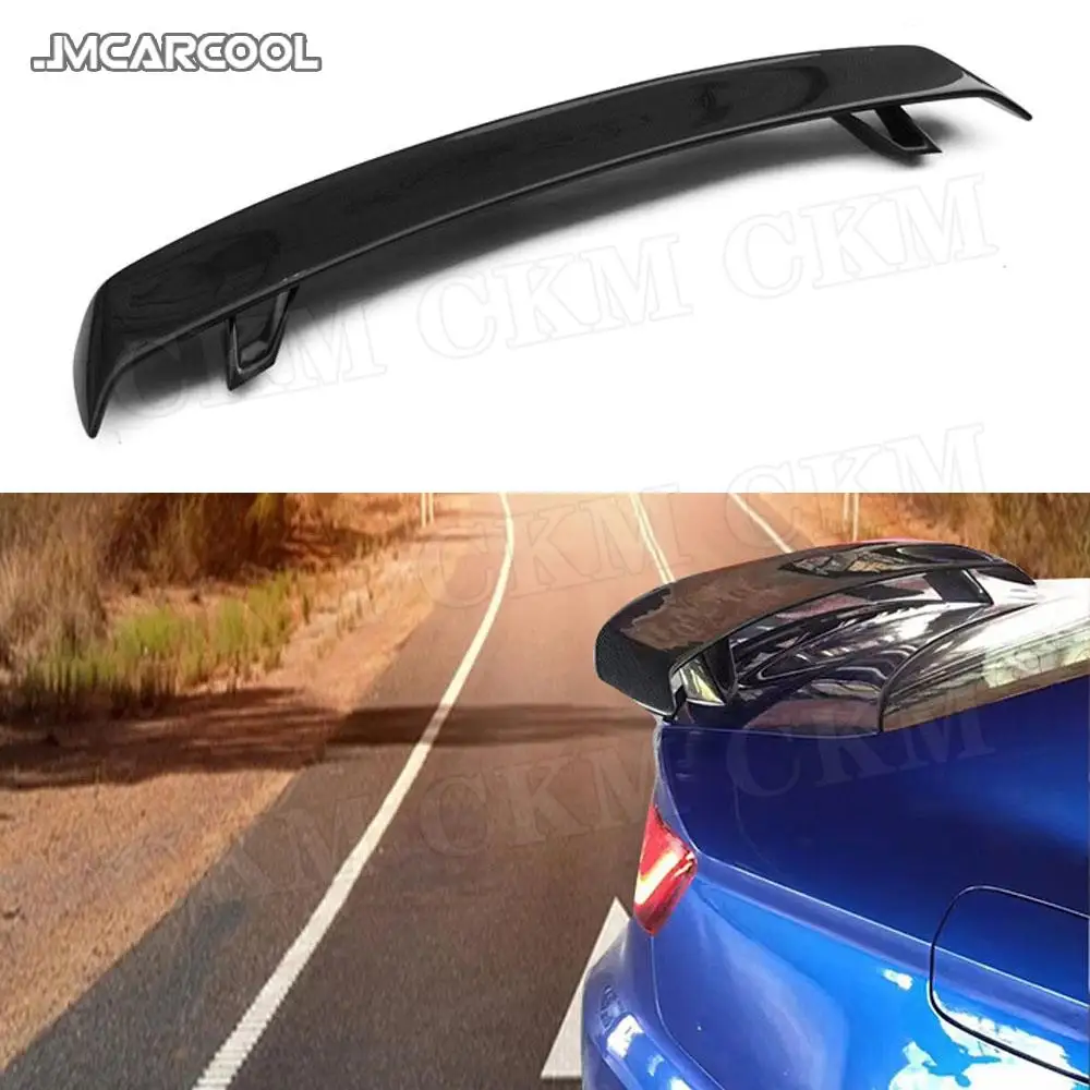 

JMCARCOOL Carbon Fiber Rear Boot Spoiler for Audi TT A3 A4 A5 A6 A7 A8 Universal Style FRP Racing Trunk Tail Wings