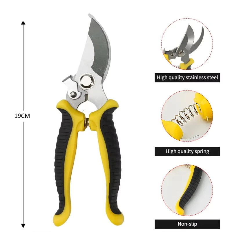 Horticultural Scissors Bird Beak Shape Branch Pruning Labor Saving Pruning Stainless Steel Multifunctional Fruit Scissors Hot