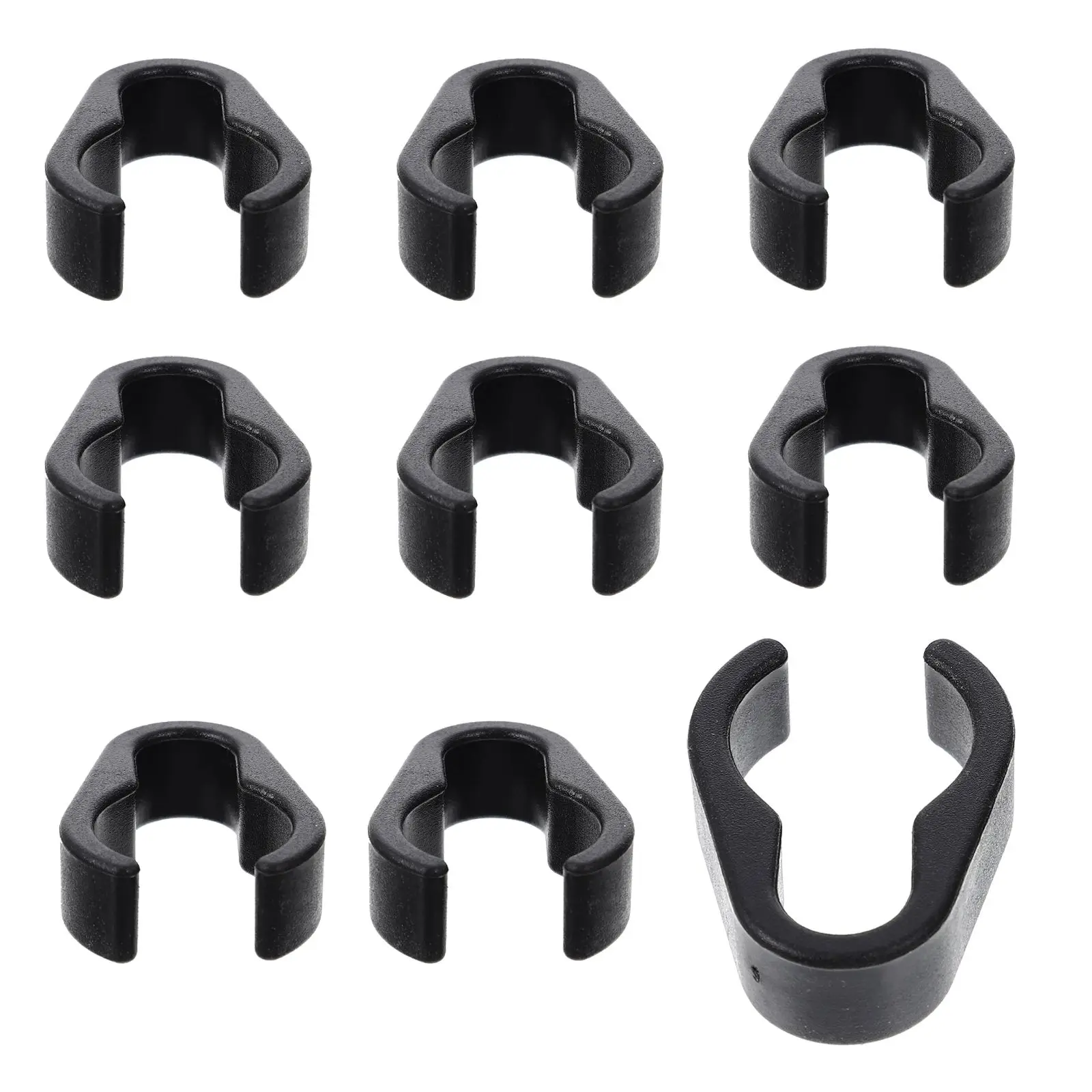 10Pcs Microphone Bracket Accessories Plastic Cable Clips Dj Equipment Stand Holder Mic Cable ganizer Portable Audio Video