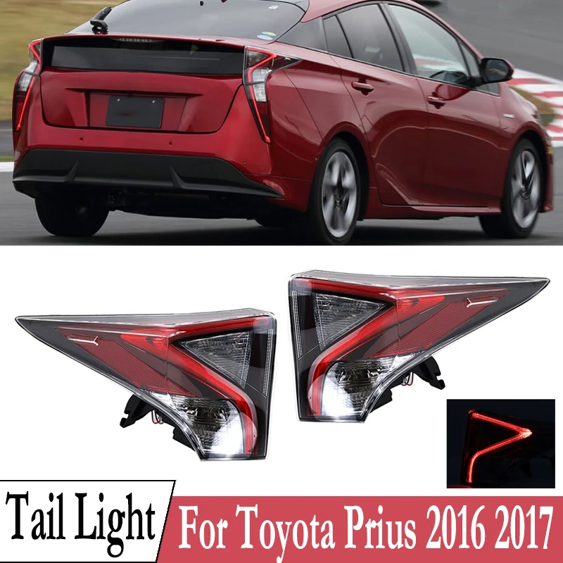 

81550-47291 81561-47281 LED Car Rear Bumper Tail Light Tail Lamp Turn Signal Light Stop Brake Light For Toyota Prius 2016 2017