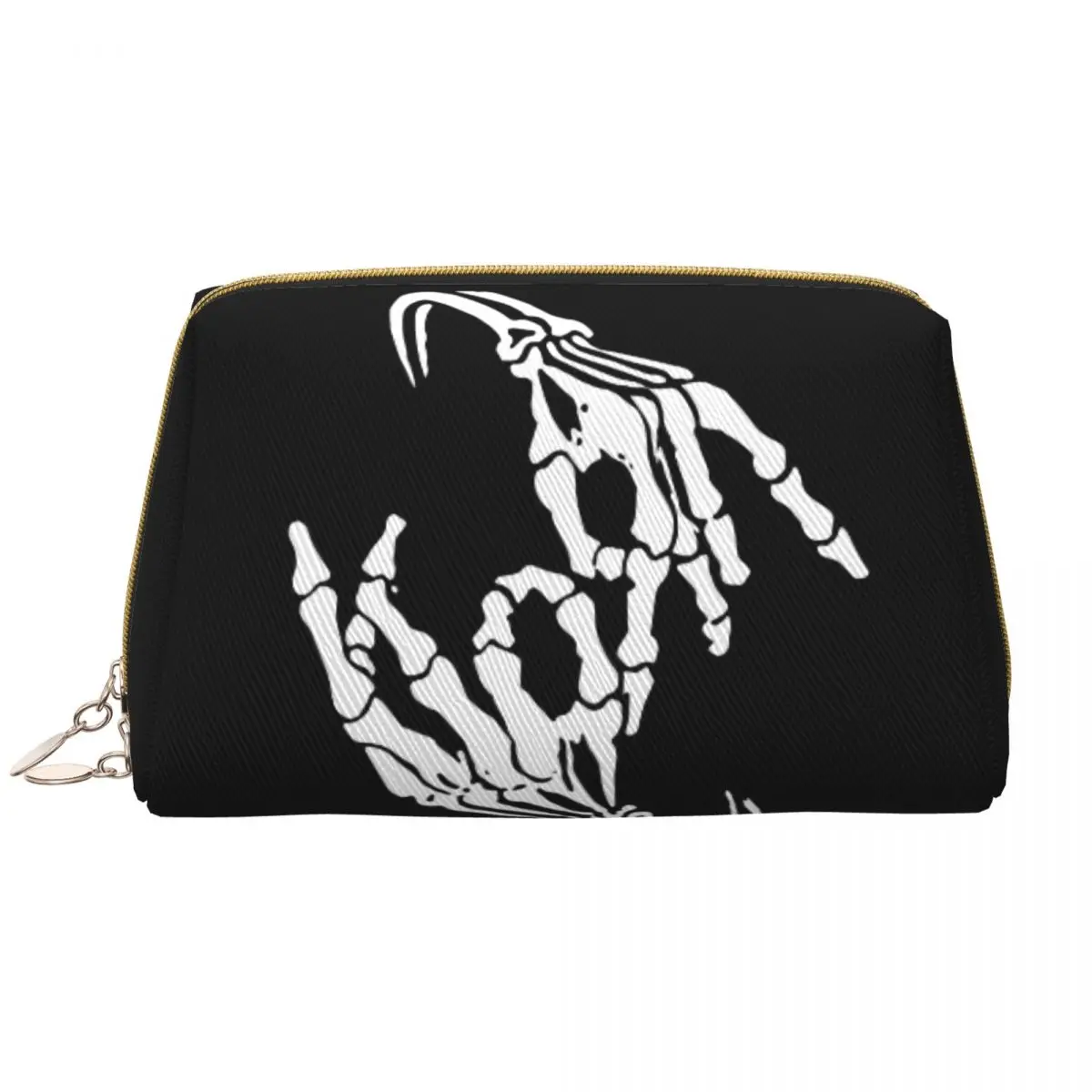 Kawaii Nu Metal Rock Band Korns Travel Toiletry Bag for Women Cosmetic Makeup Bag Beauty Storage Dopp Kit