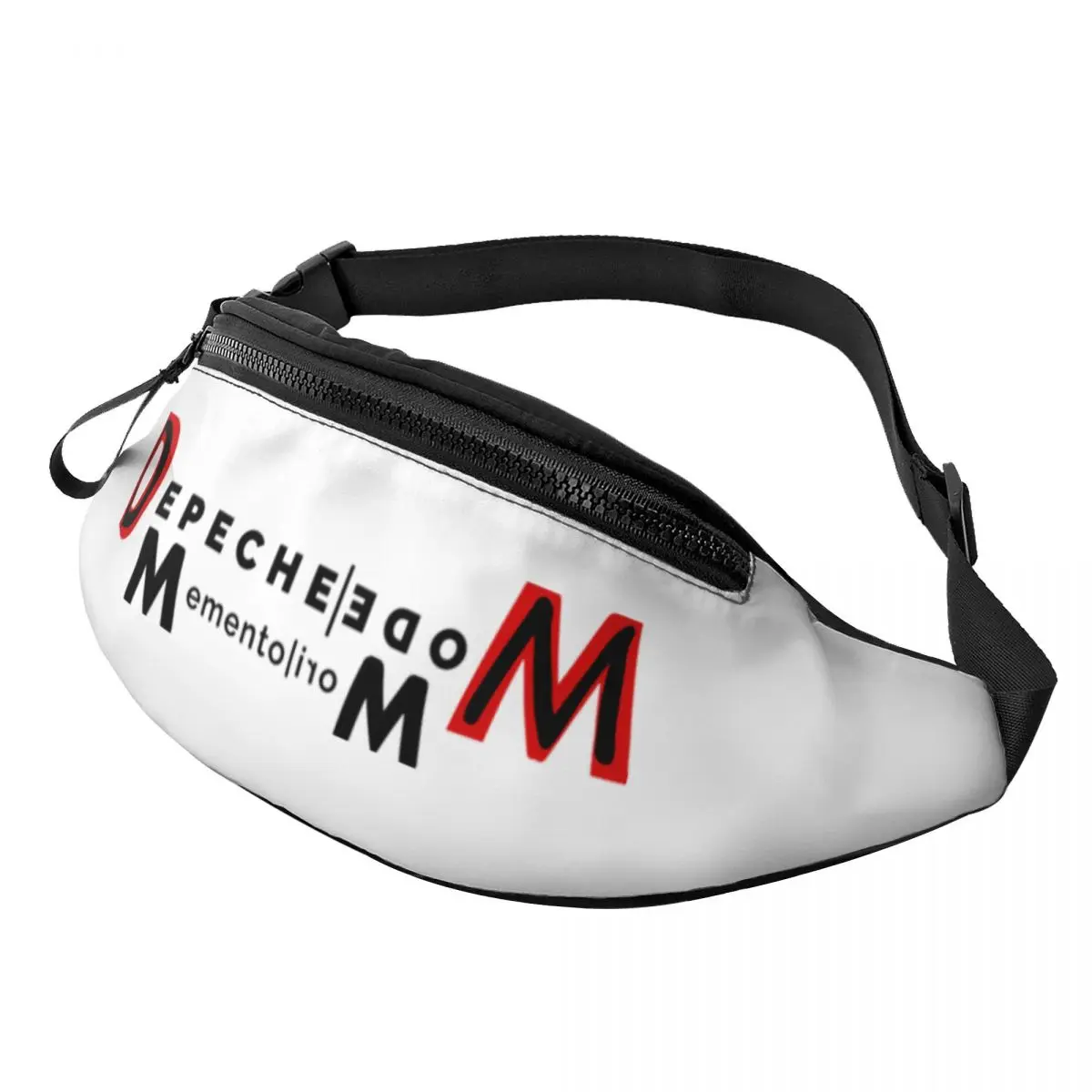 

Custom Depeche Cool Mode Fanny Pack Men Women Fashion DM Crossbody Waist Bag for Camping Biking Phone Money Pouch