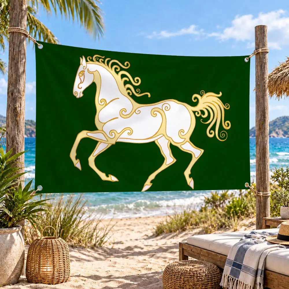The Kingdom Of Rohan Flag Flags Soft Durable Tapestry Skin-friendly For Outdoor Party Home Living Room Bar Bedroom Decoration