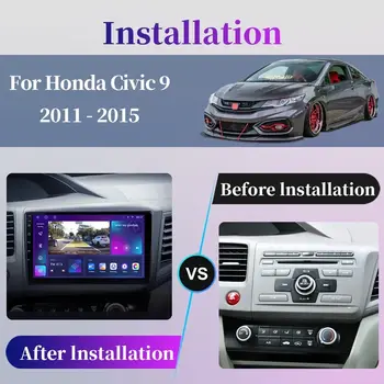 8 最佳銷售 2014年本田思域安卓觸控螢幕 - №4