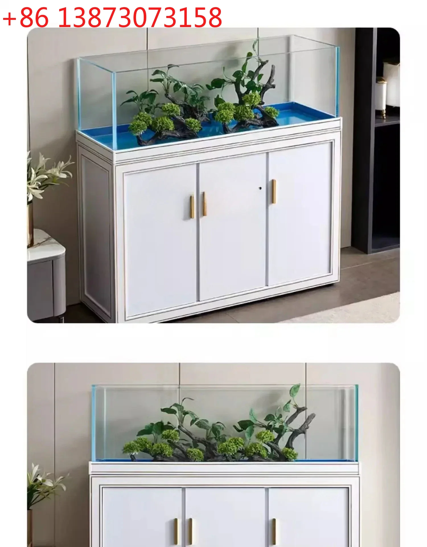 ZZ ultra-white stream tank new original ecological household bottom filter ecological tank industrial wind large vertical